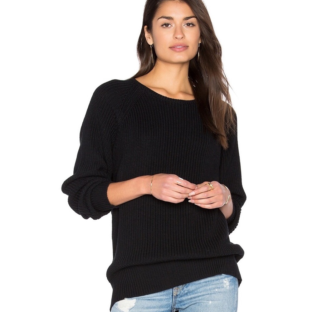Callahan Black Boyfriend Sweater